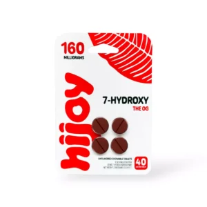 Hijoy 7OH Kratom Extract Tablets The OG 160mg- 4ct (40mg/tab)