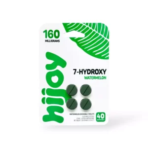 Hijoy 7OH Kratom Extract Tablets Watermelon 160mg- 4ct (40mg/tab)